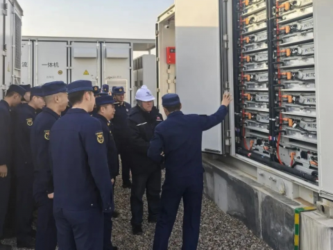 以练筑防！k豆钱包电气盐池储能电站发展消防专项行动